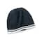 Port & Company® Fine Knit Skull Cap with Stripes